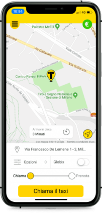 applicazione per taxi Milano - scarica Intaxi app e chiama ora il tuo taxi a milano, roma, udine e lecco